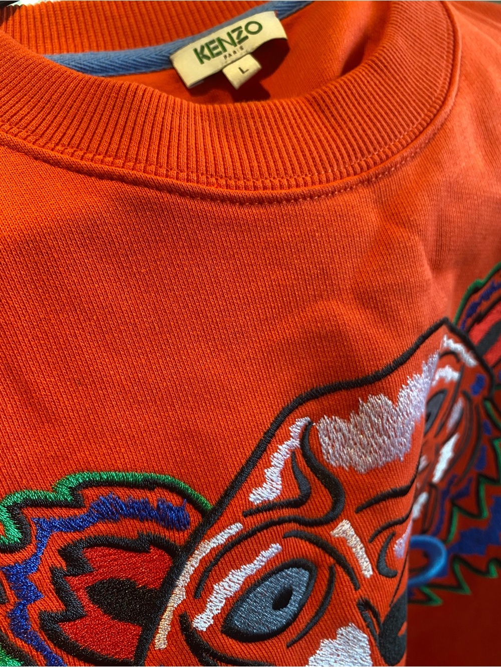 Kenzo Tiger Sweatshirt (cropped, drawstring hem) - Picture 5 of 6